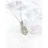 Mini Caravaca Cross Necklace in Silver