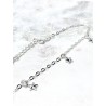 Silver 'Magic star' anklet
