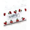Cherry Earrings with Silver Screw Closure