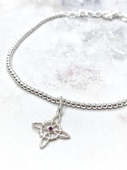 Polsera 'Bridget' de Nus Bruixes i Robí