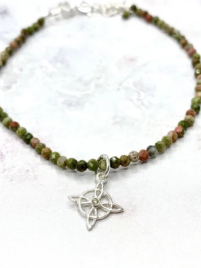 Pulsera 'Glinda' de Nudo Brujas y Unakita