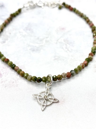 Pulsera 'Glinda' de Nudo Brujas y Unakita