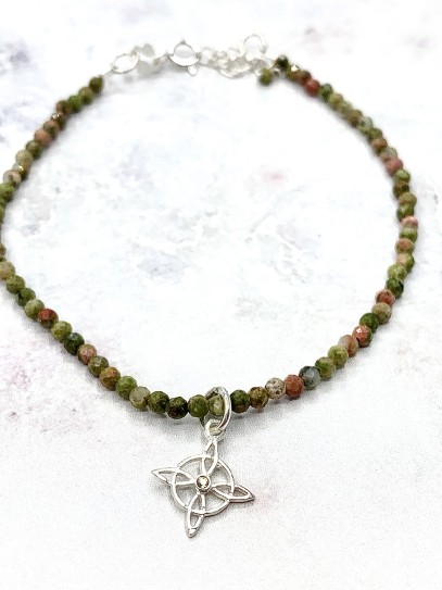 Pulsera 'Glinda' de Nudo Brujas y Unakita