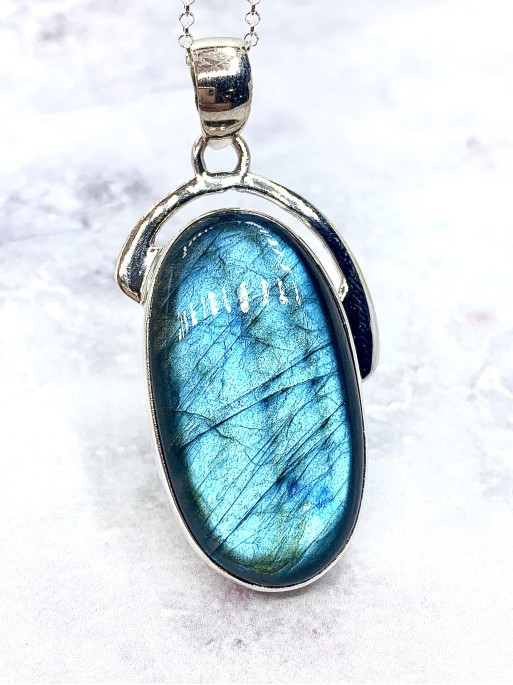 Natural Labradorite Necklace - Limited Edition - Extra Quality