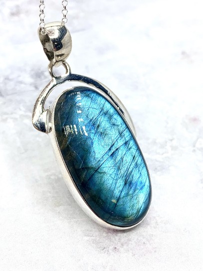 Natural Labradorite Necklace - Limited Edition - Extra Quality