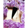 Péndulo curativo de Reiki de Turmalina negra - Protección