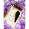 Péndulo curativo de Reiki de Turmalina negra - Protección