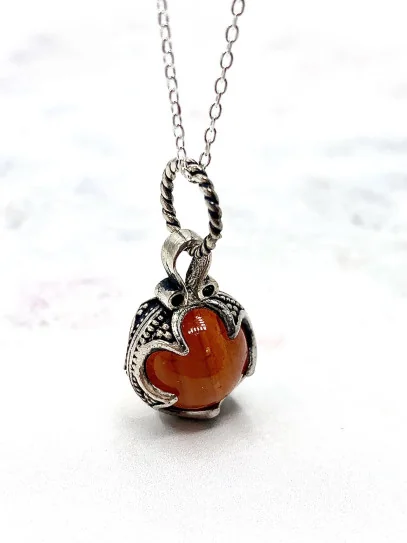 Carnelian 'Gotland' necklace