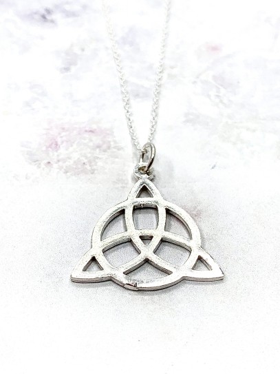 Silver Celtic Triqueta necklace