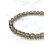 Pulsera 'Asha' de Cuarzo ahumado 6mm | Trabajo y protección