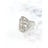 Anillo Cruz de Caravaca de plata