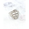 Caravaca Cross Silver Ring
