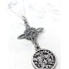 Witches Knot and Tetragrammaton 'Aristide' necklace - Double Protection