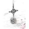 Witches Knot and Tetragrammaton 'Aristide' necklace - Double Protection