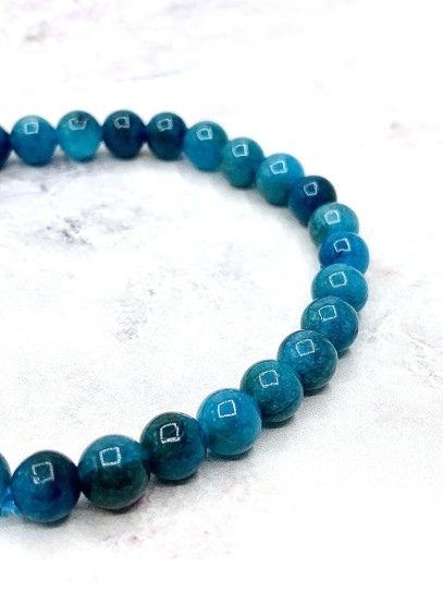 Polsera 'Asha' d'Apatito blau 6mm | Amistat i comunicació