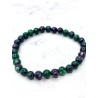 Zoisite and Ruby 'Asha' bracelet 6mm | Protection and abundance
