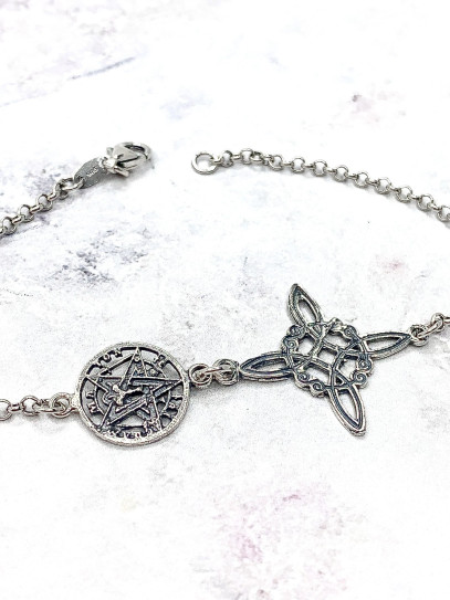 Polsera 'Aristide' de Nus Bruixes i Tetragramató - Doble protecció