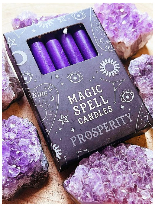 Natural Candles 'Magic Spell Candles' · Prosperity and abundance