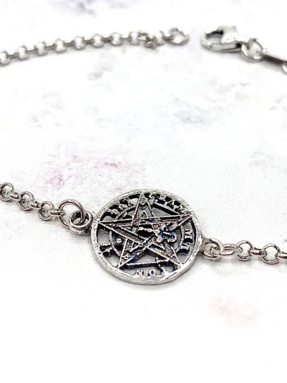 Polsera Tetragramató de plata - Protecció