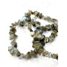 Labradorite Chip 'India' bracelet | Protection and Intuition