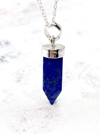 Collar punta de Lapislázuli grande | Espiritualidad y calma