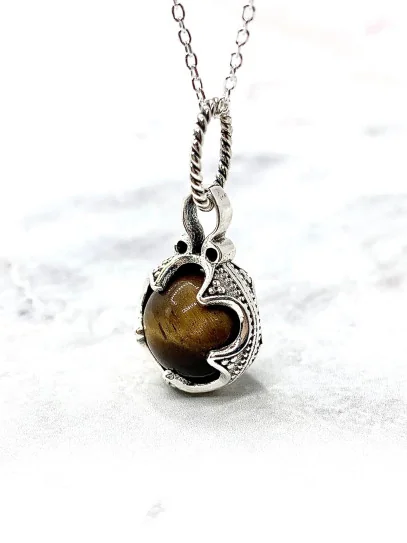 Tiger's Eye 'Gotland' necklace