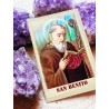 Saint Benedict holy card with prayer