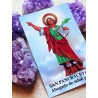 Saint Pancras holy card with prayer