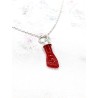 Fist of the Figa necklace made of Red Jet