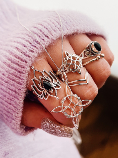Anillo 'Thalia' midi de plata