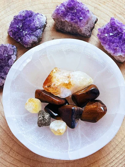 XL Selenite Cleansing and Purifying Bowl (15cm)