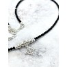 Witches Knot and Onyx 'Glinda' necklace
