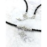 Witches Knot and Onyx 'Glinda' necklace