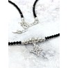 Witches Knot and Onyx 'Glinda' necklace