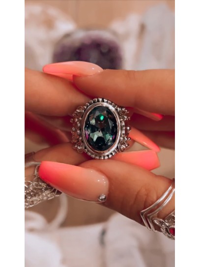 Anell 'Queen' de Topazi Místic