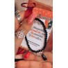 Jet protection bracelet with figa cuff