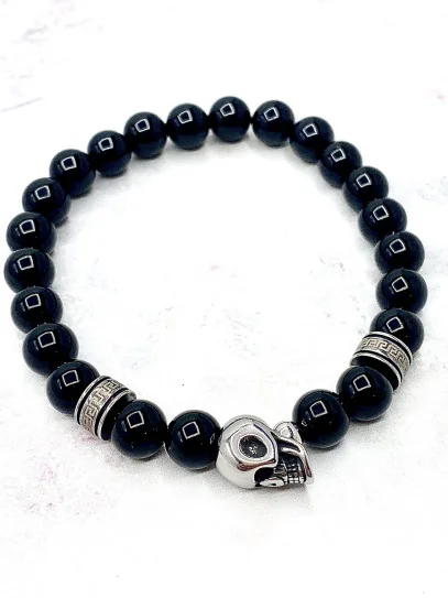 8mm Black Tourmaline "Owen" bracelet | Extreme Protection