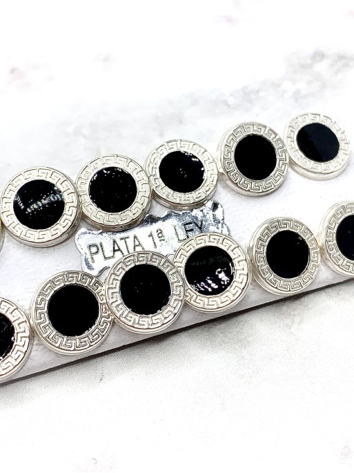 Pendientes 'Medusa' de plata de ley 925