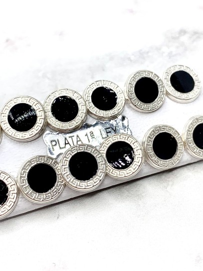 Pendientes 'Medusa' de plata de ley 925