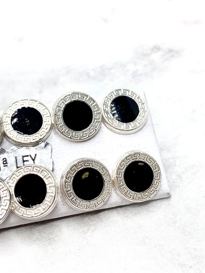 Pendientes 'Medusa' de plata de ley 925