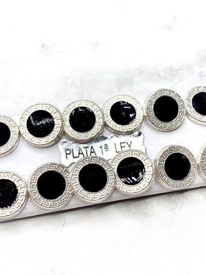 Pendientes 'Medusa' de plata de ley 925