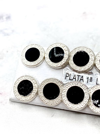 Pendientes 'Medusa' de plata de ley 925