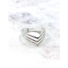 Triple silver 'Thalia' ring