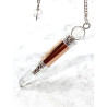 Péndulo varita de Reiki de Cuarzo y cobre - Protección y curación