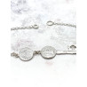 Pulsera triple protección de plata: Medalla llave de San Benito y San Judas Tadeo mini