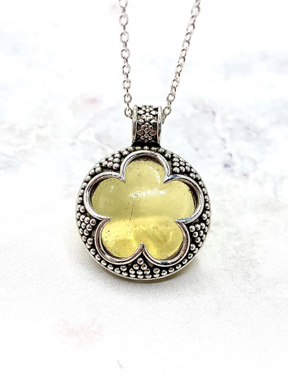 Flat Citrine 'Gotland' Necklace - Medieval History