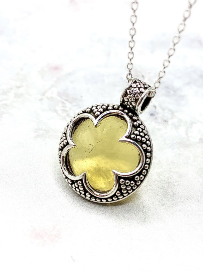 Flat Citrine 'Gotland' Necklace - Medieval History