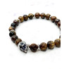 Tiger's Eye 'Owen' bracelet 8mm | Protection, luck and prosperity