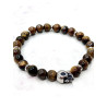 Polsera 'Owen' d'Ull de Tigre 8mm | Protecció, sort i prosperitat