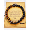 Triple Protection Tiger's Eye Bracelet | Protection, Luck, and Prosperity